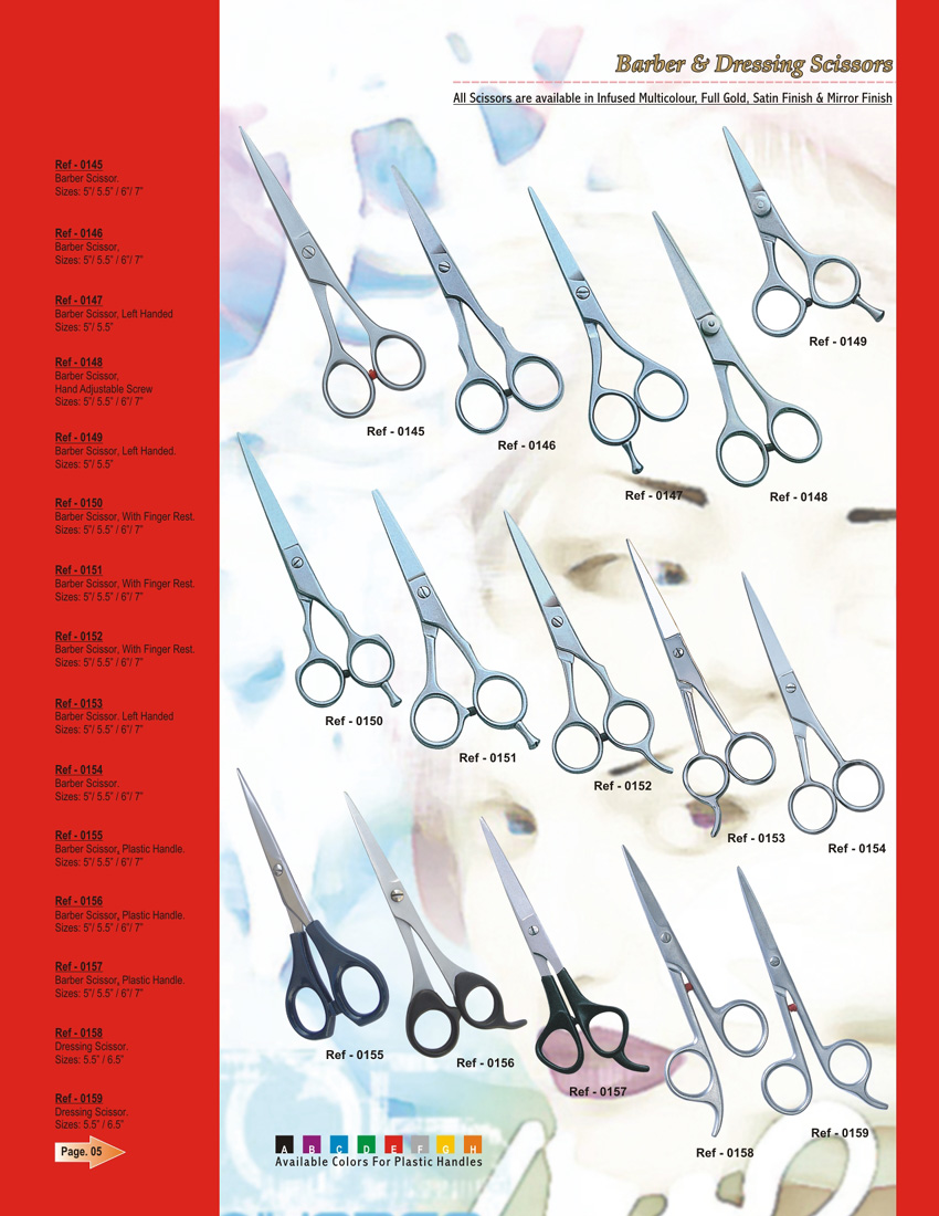 Barber Dressing Scissors PL-0145-0159