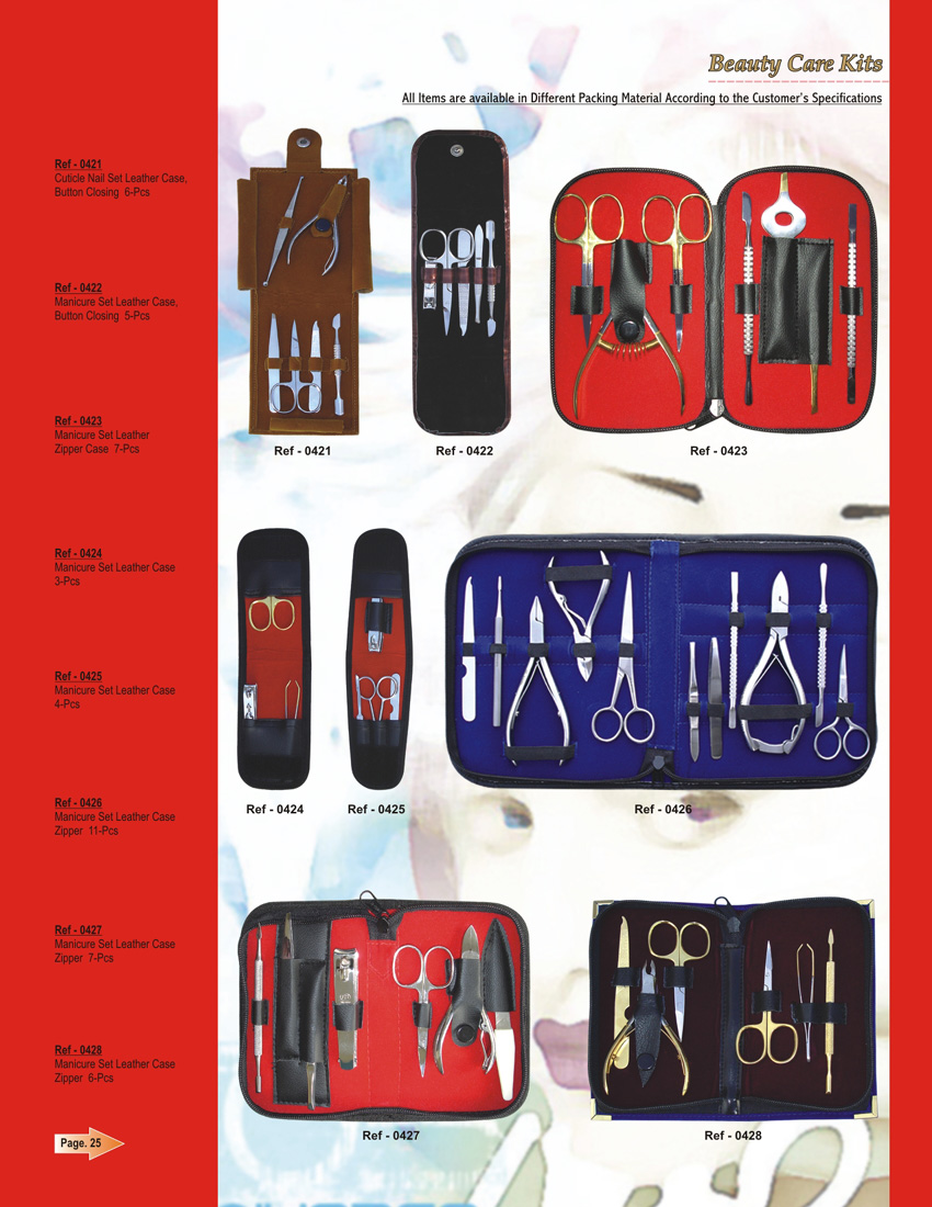 Nail - beauty tool kits  PL-0421-0428
