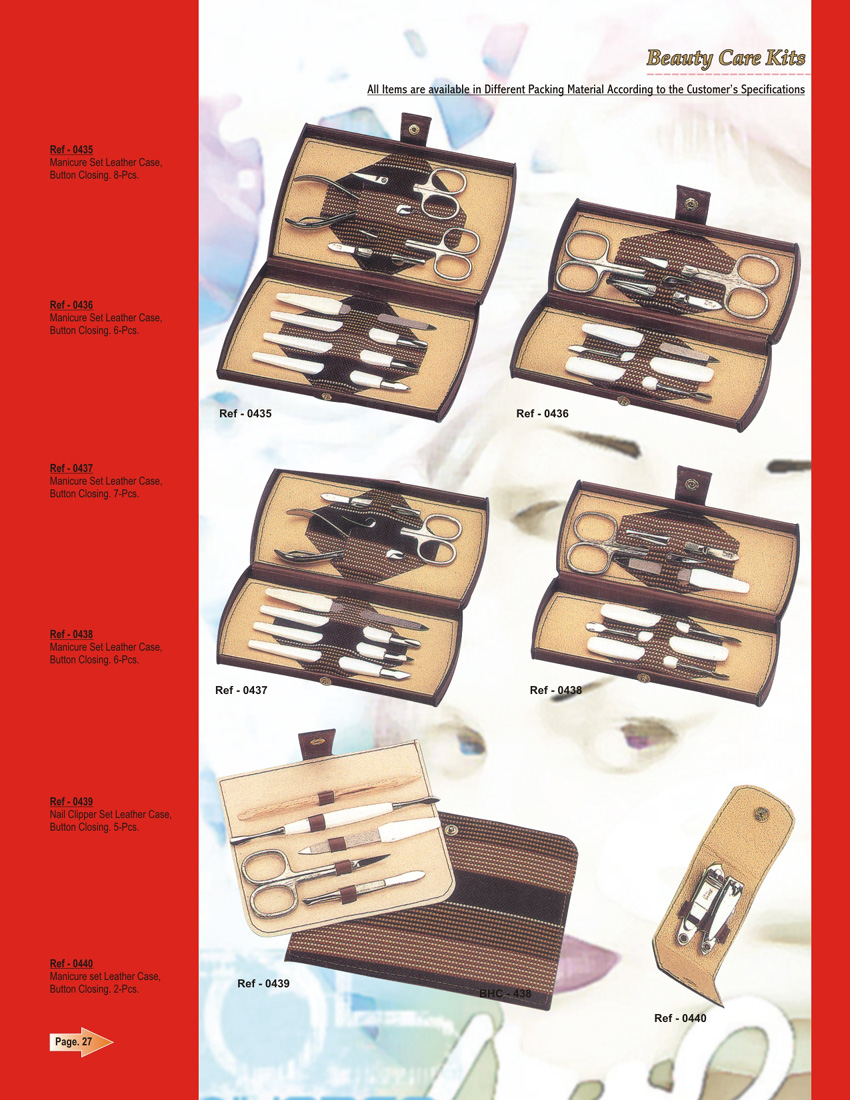 Nail - beauty tool kits  PL-0435-0440