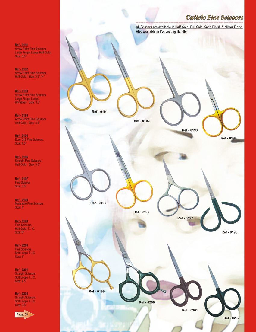 Cuticle Fine Scissors  PL-0190-0202