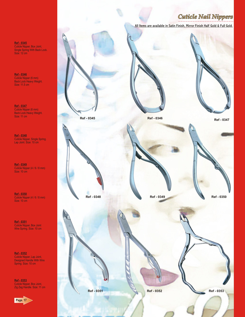 Cuticle Nail Nippers PL-0345-0352