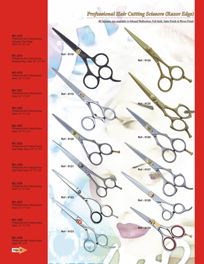 Hair Cutting Scissors Professional   PL-0118-0129